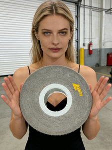 अच्छा टॉप कन्वॉल्यूटेड व्हील LD 9S FIN 10X2X5 इंच