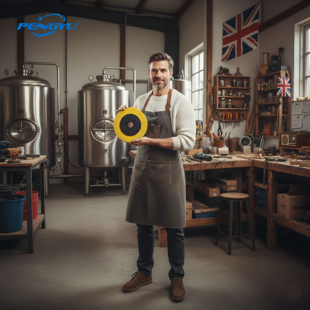 रेडियलब्रिसलडिस्कयेलो